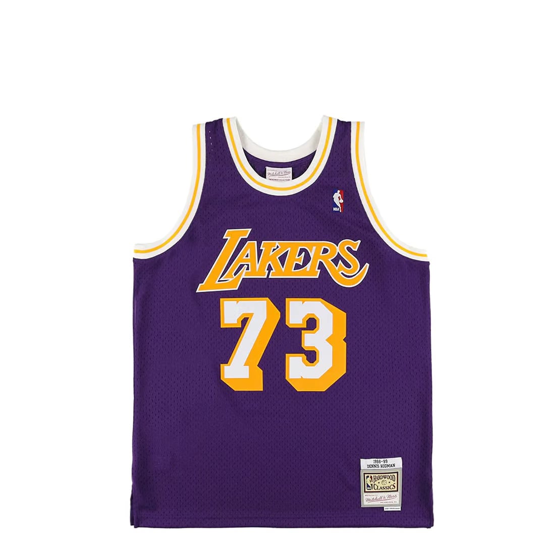 Mitchell & Ness LA LAKERS DENNIS RODMAN #73 1998/99 SWINGMAN JERSEY