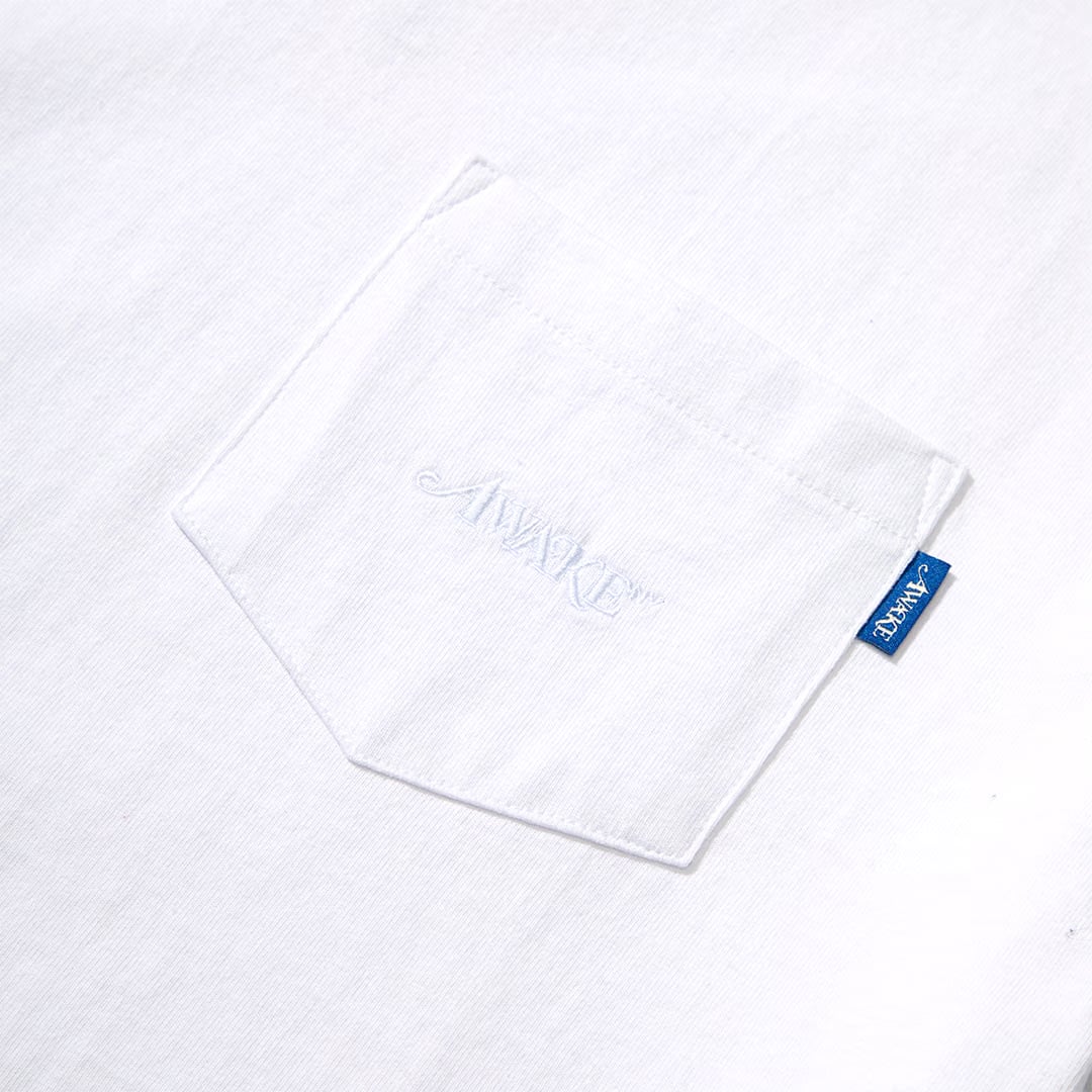 Awake NY POCKET TEE WHITE