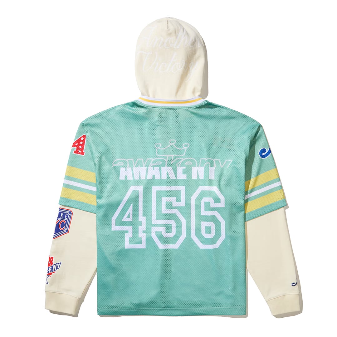 Awake NY HEADCRAMP CHAMPS JERSEY ZIP UP GREEN