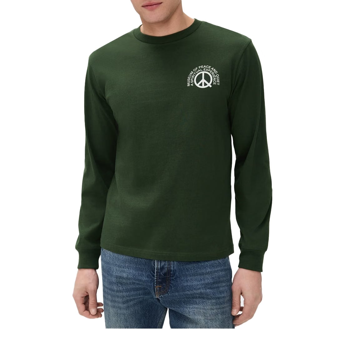 Museum of Peace & Quiet SPIRITUAL EXPERIENCE LONG SLEEVE T-SHIRT FOREST