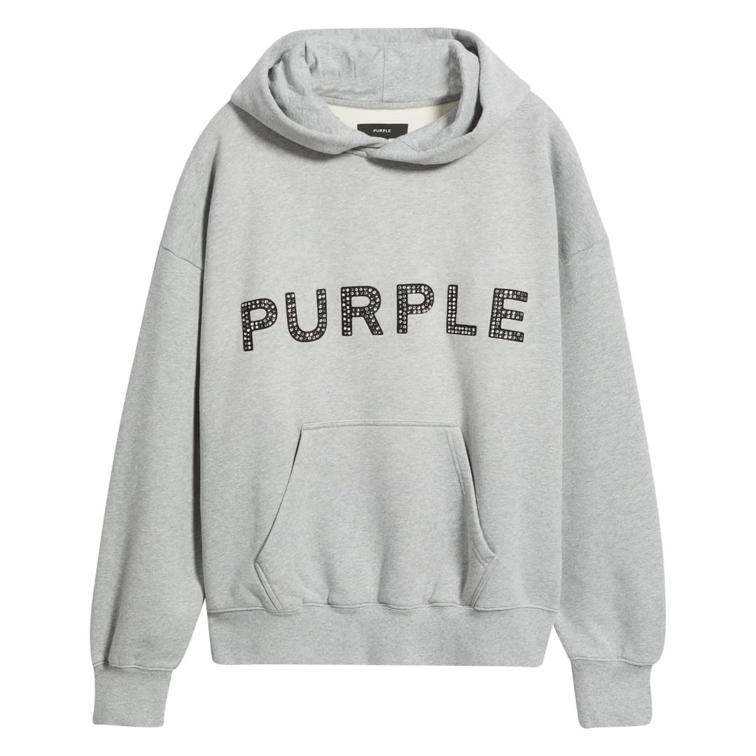 Purple Brand CRYSTAL APPLIQUE HOODIE