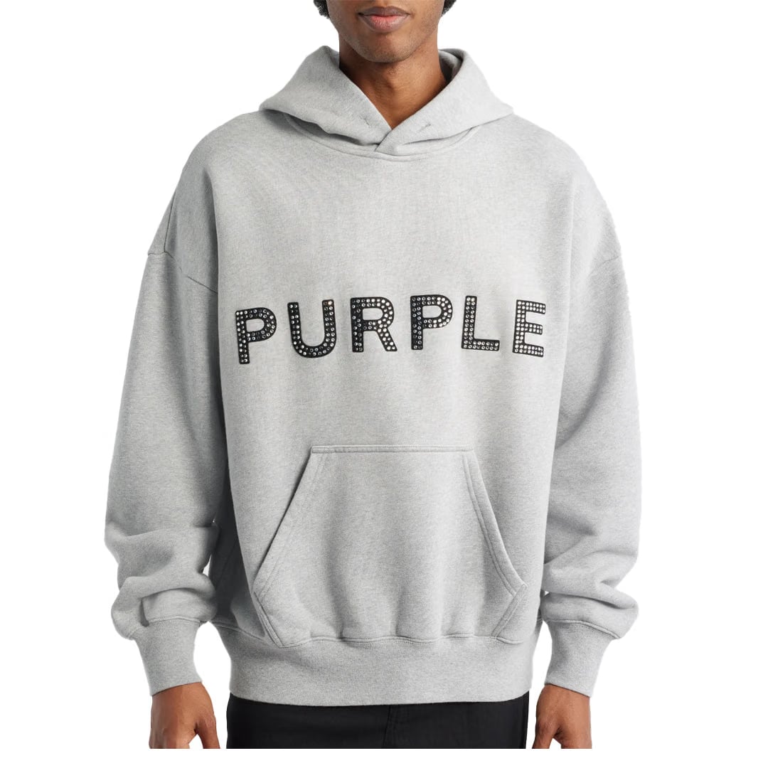 Purple Brand CRYSTAL APPLIQUE HOODIE