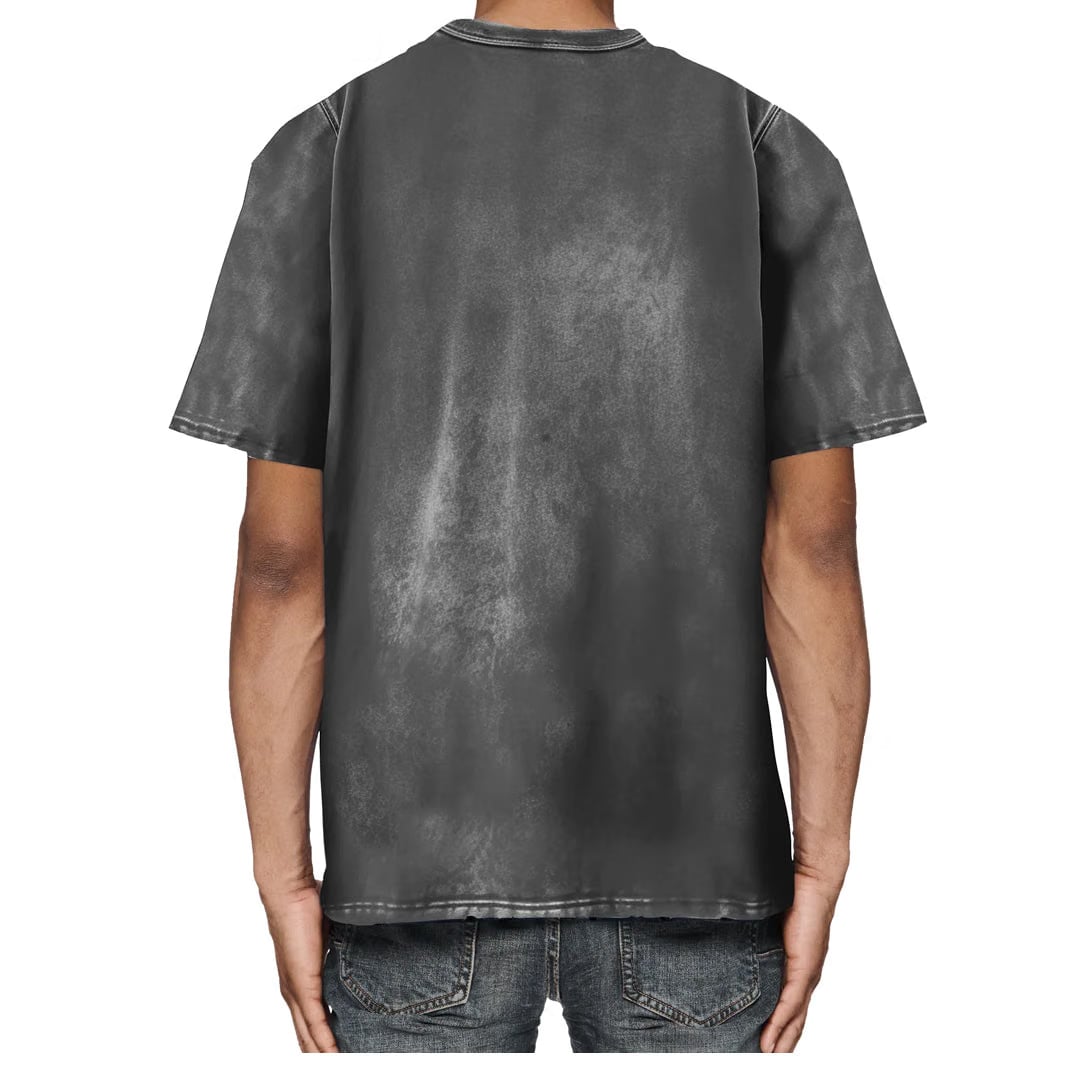 Purple Brand HEAVYWEIGHT JERSEY SHORT SLEEVE TEE BLACK BEAUTY
