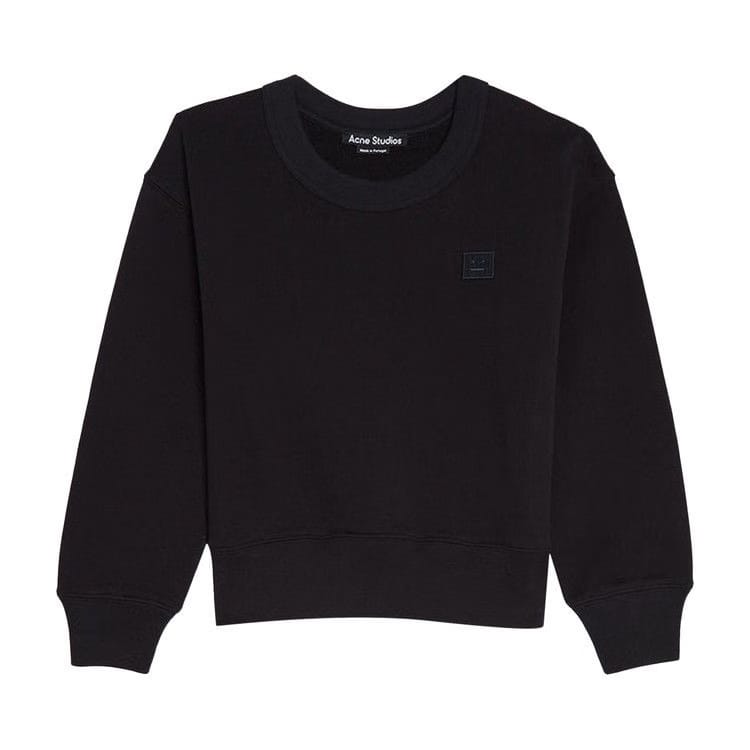 Acne Studios Kids Crewneck Sweatshirt Black