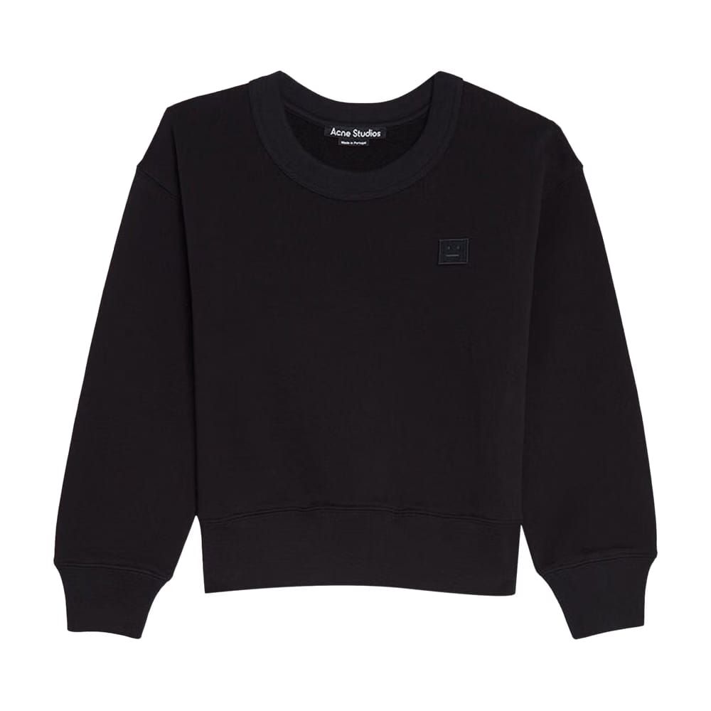 Acne Studios Kids Crewneck Sweatshirt Black