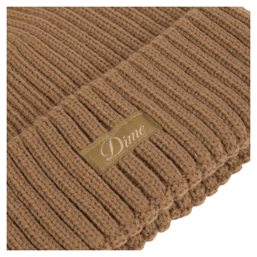 Dime CURSIVE RIB BEANIE COFFEE