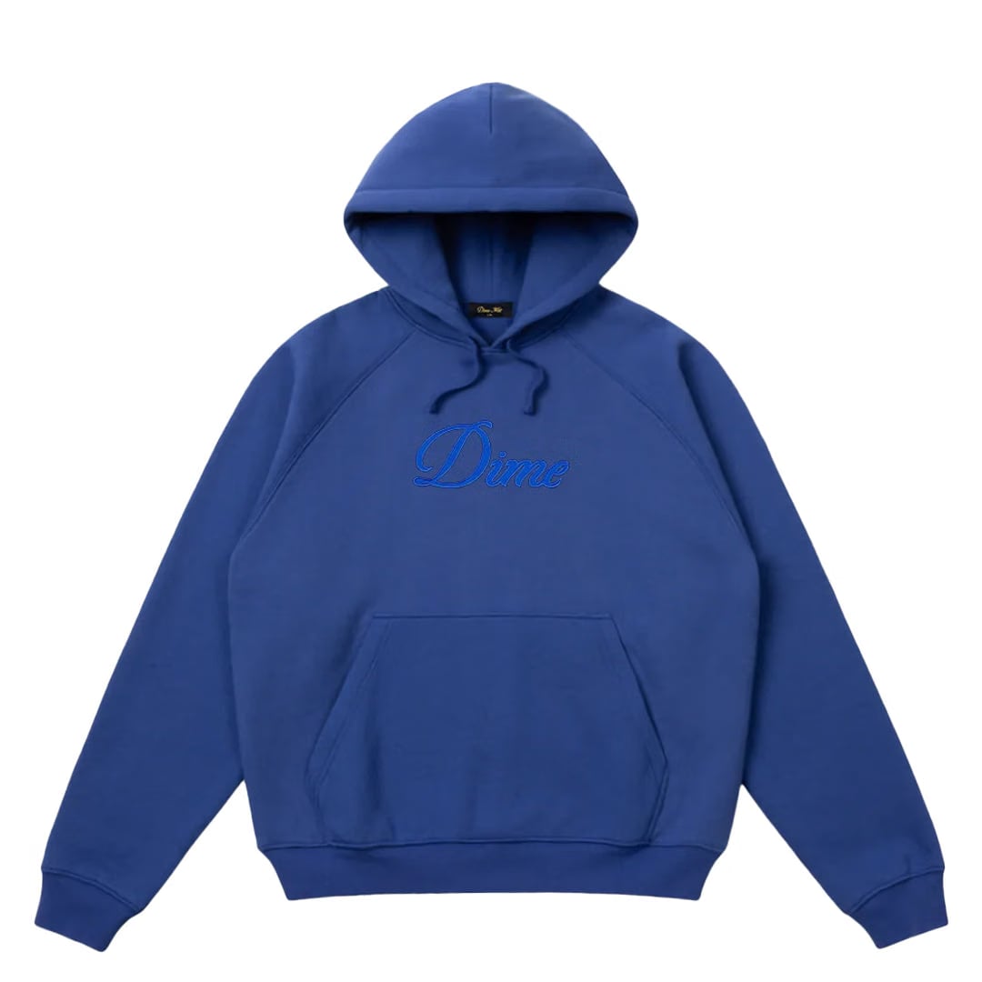 Dime CURSIVE HOODIE DEEP MARINE