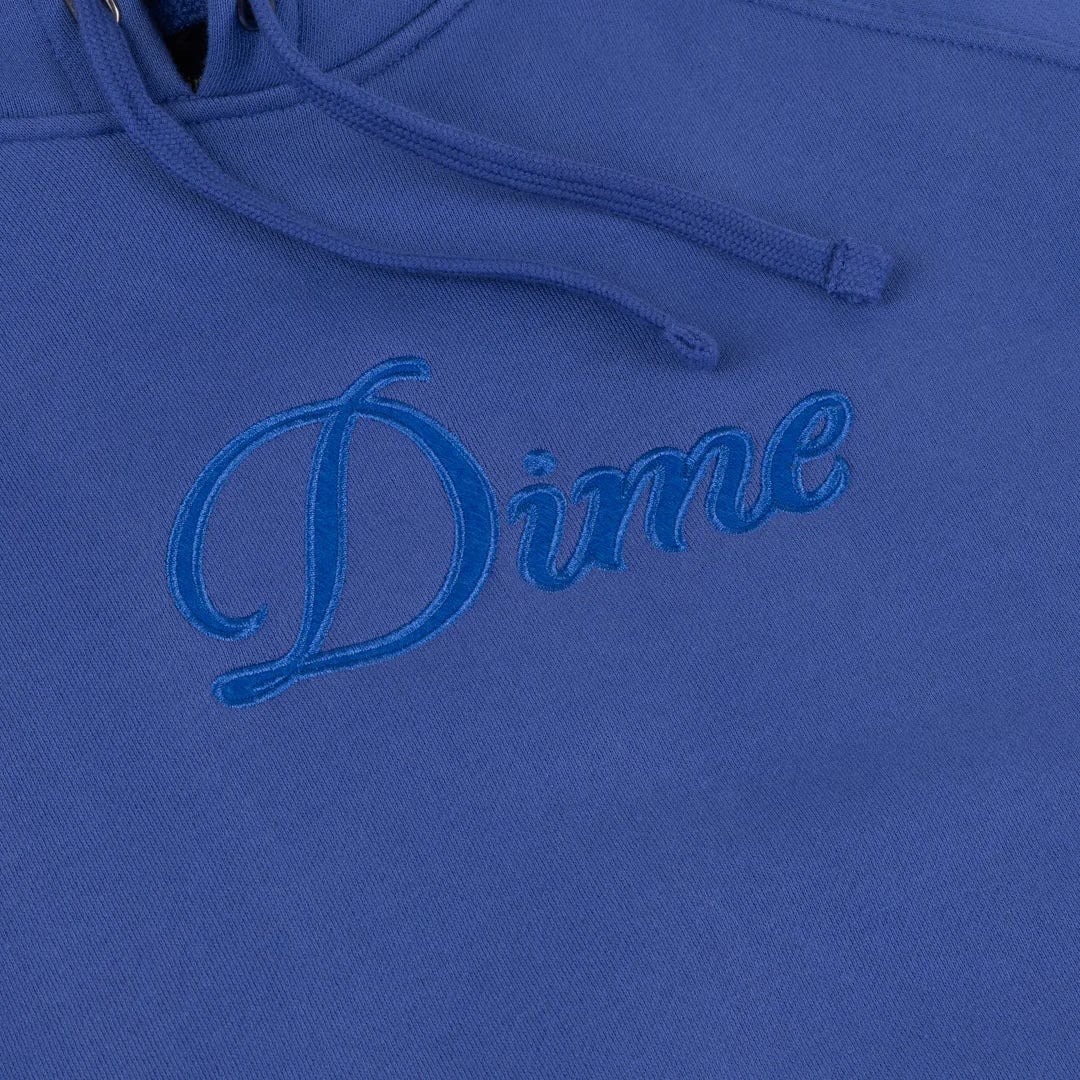 Dime CURSIVE HOODIE DEEP MARINE