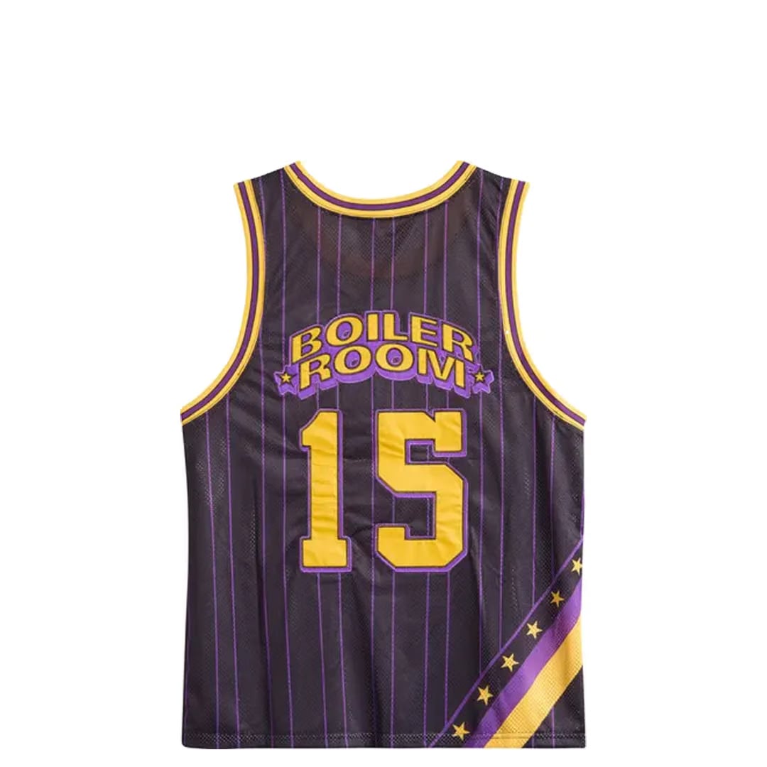 Boiler Room BASKETBALL JERSEY PURPLE/YELLOW