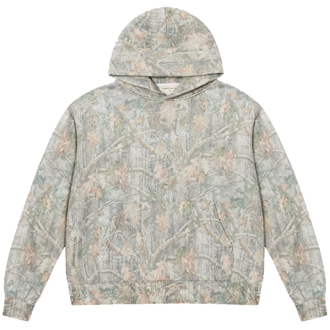 Museum of Peace & Quiet WOODMARK CAMO DISTRESSED HOODIE