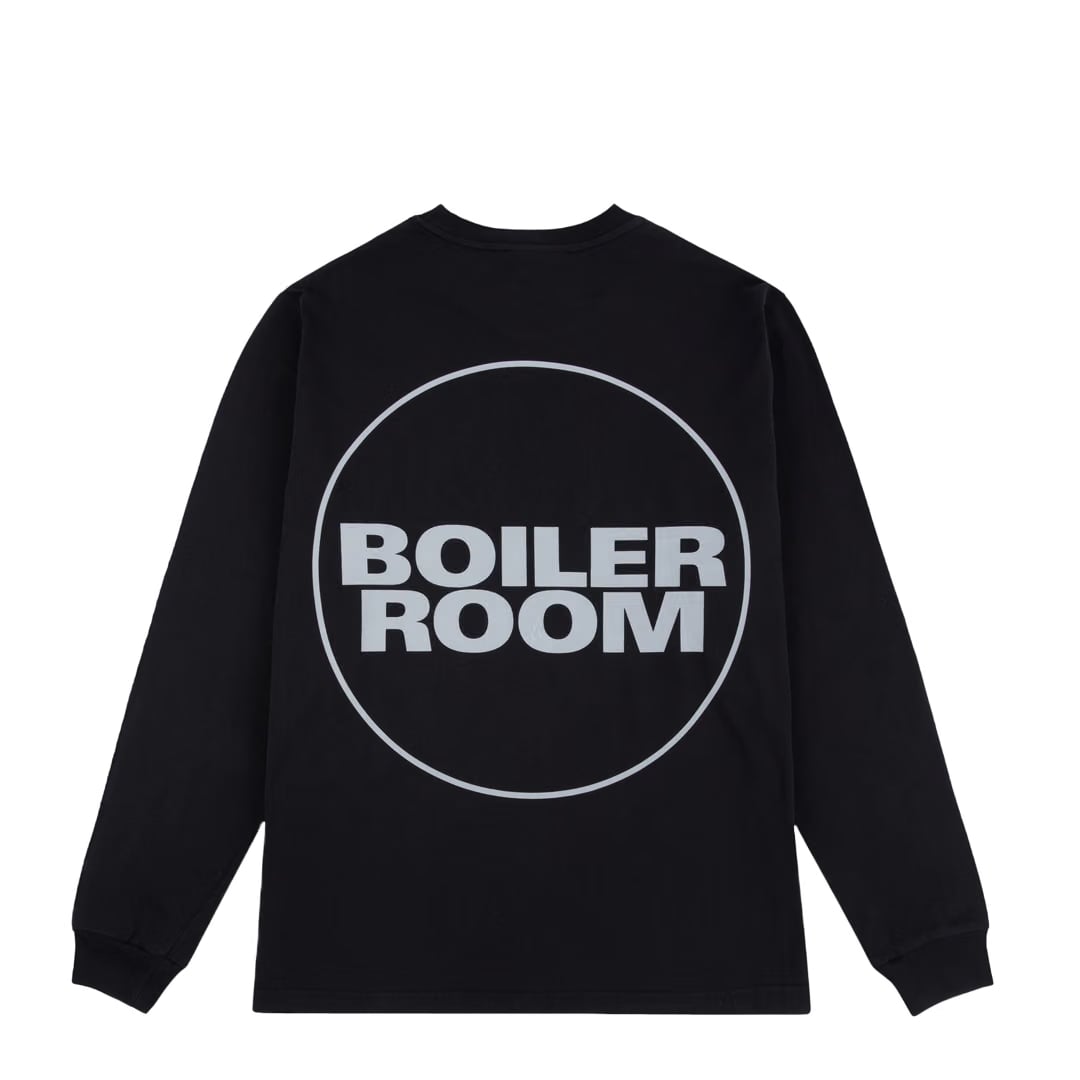Boiler Room CORE LOGO LONGSLEEVE T-SHIRT BLACK