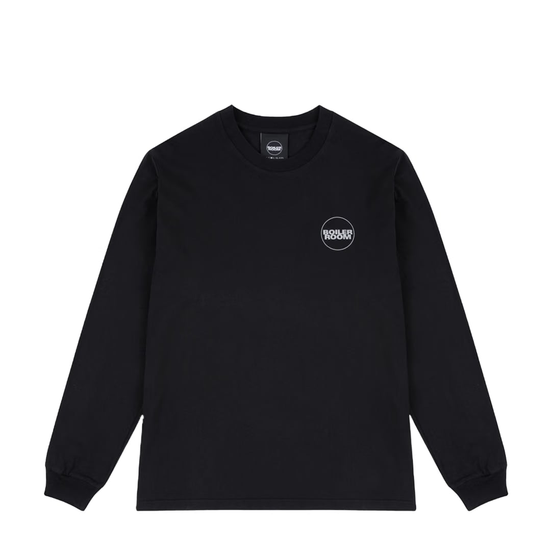 Boiler Room CORE LOGO LONGSLEEVE T-SHIRT BLACK