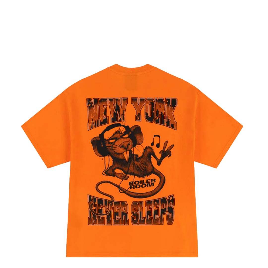 Boiler Room NEW YORK CITY T-SHIRT ORANGE