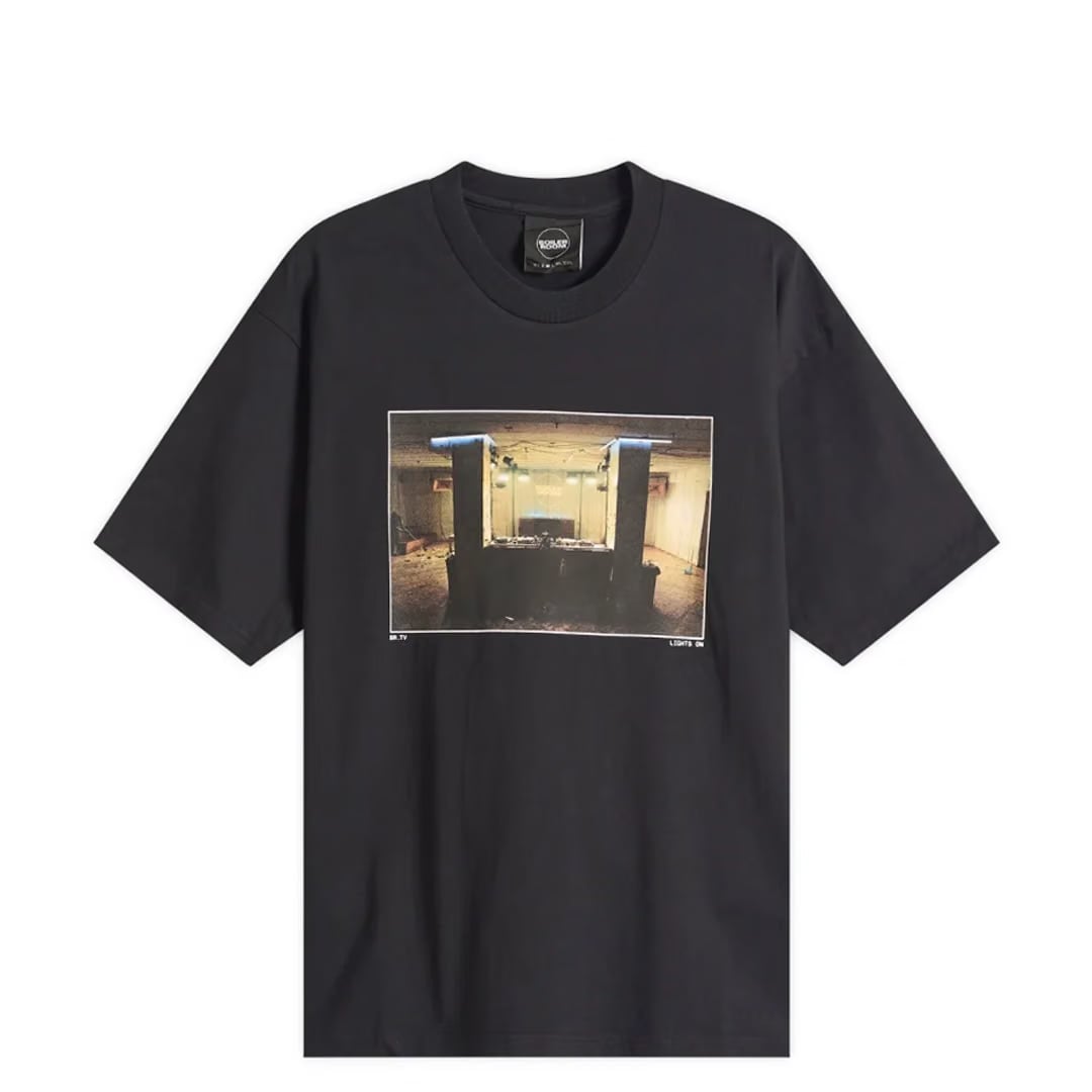 Boiler Room LIGHTS ON PHOTO T-SHIRT BLACK