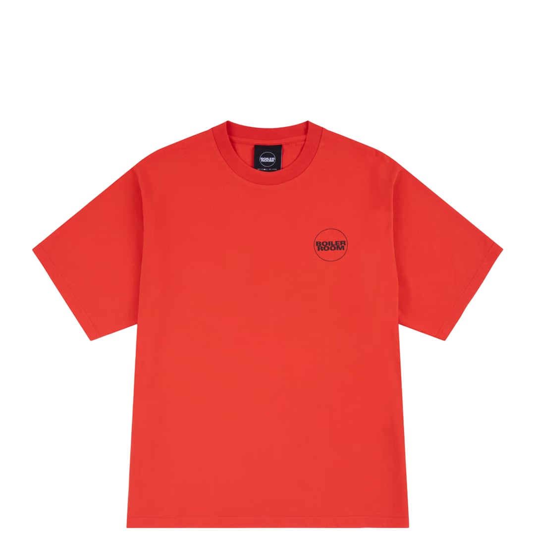 Boiler Room CORE LOGO T-SHIRT RED
