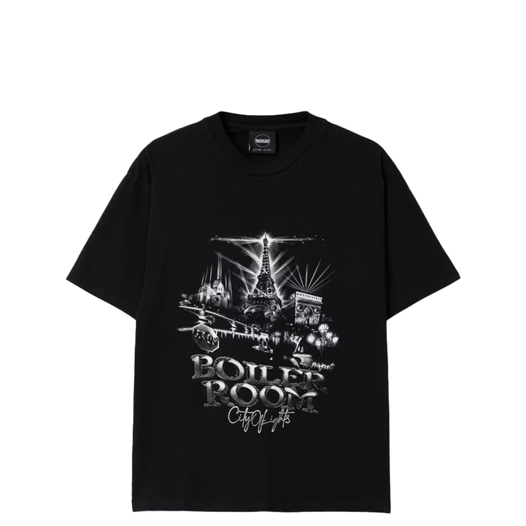 Boiler Room PARIS CITY T-SHIRT BLACK