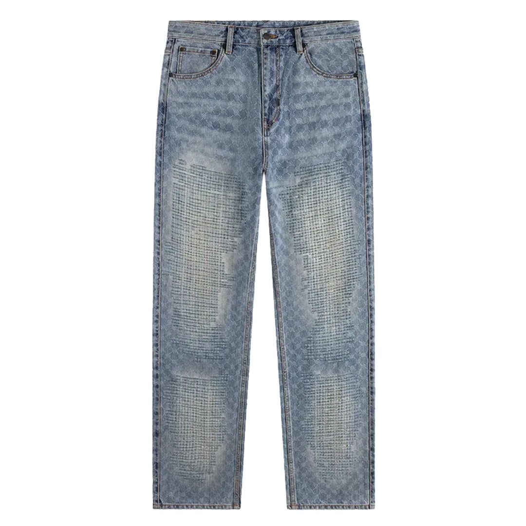 Daily Paper DESTROYED AMBA JEANS BLUE