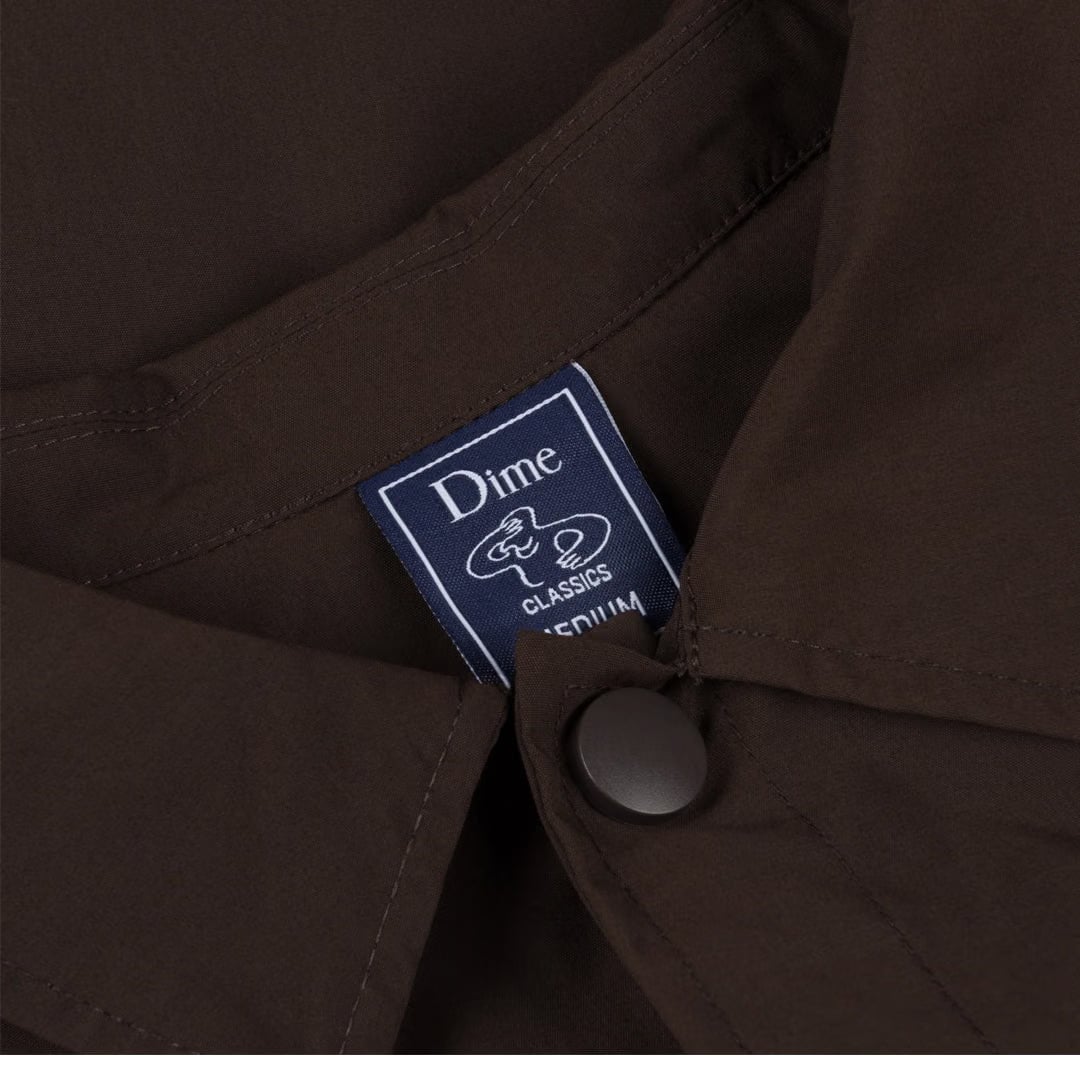 Dime CURSIVE COACH JACKET ESPRESSO