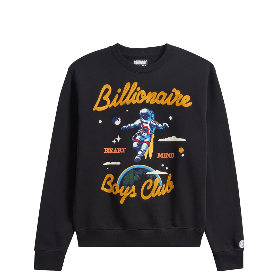 Billionaire Boys Club JET SET EMBROIDERED GRAPHIC SWEATSHIRT