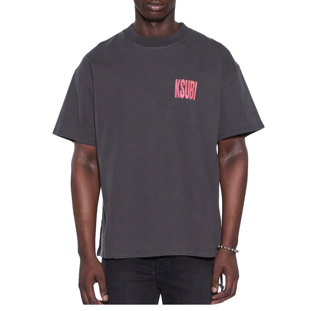 Ksubi PANTHERA EKCESS SHORT SLEEVE TEE FADED BLACK