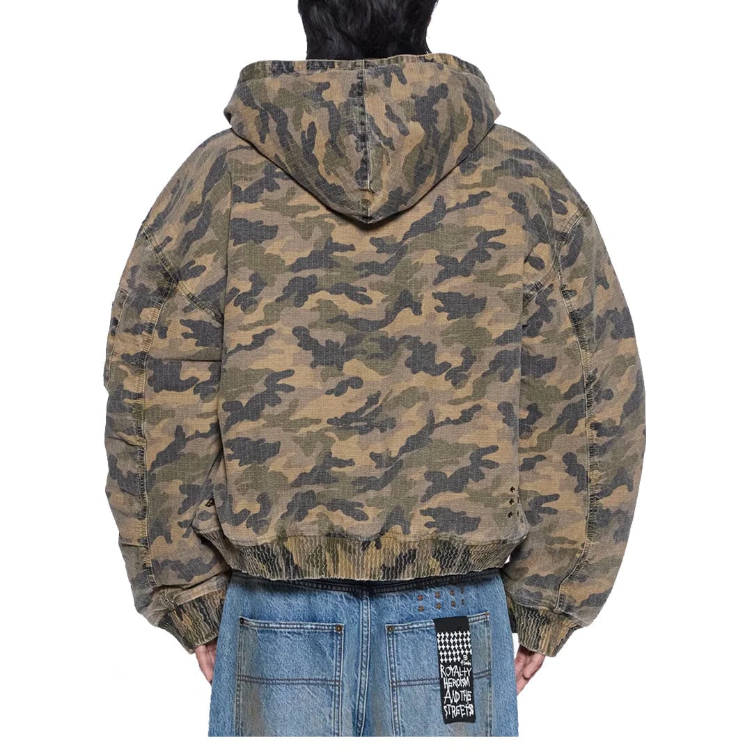 Ksubi PLATED BOMBER JACKET CAMO