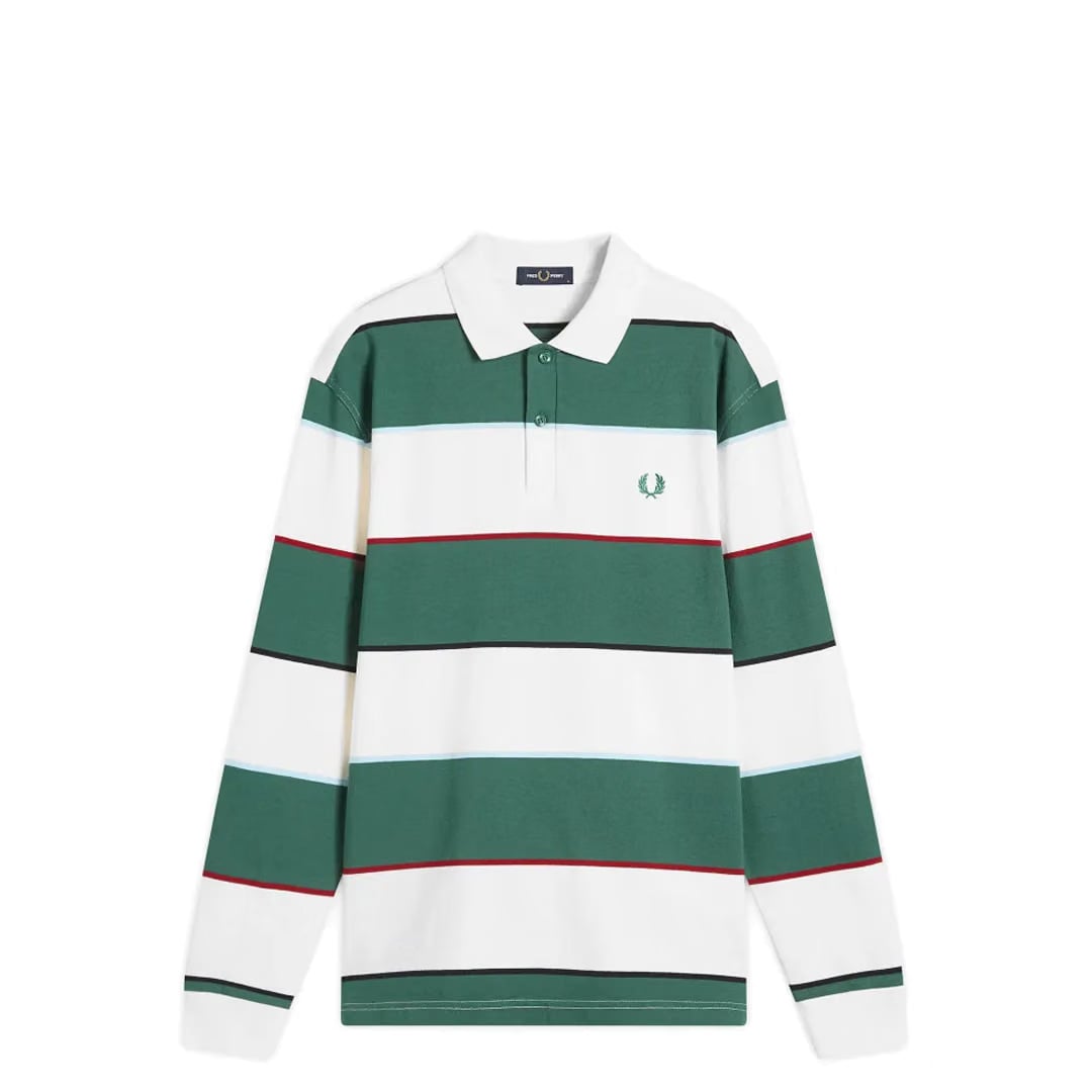Fred Perry HEAVYWEIGHT JERSEY STRIPED POLO