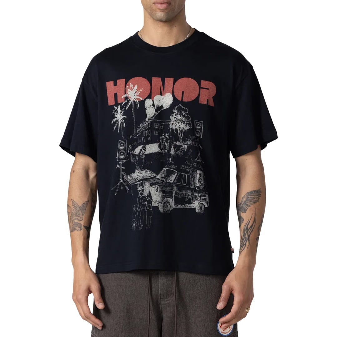 Honor The Gift BLOCK PARTY T-SHIRT BLACK