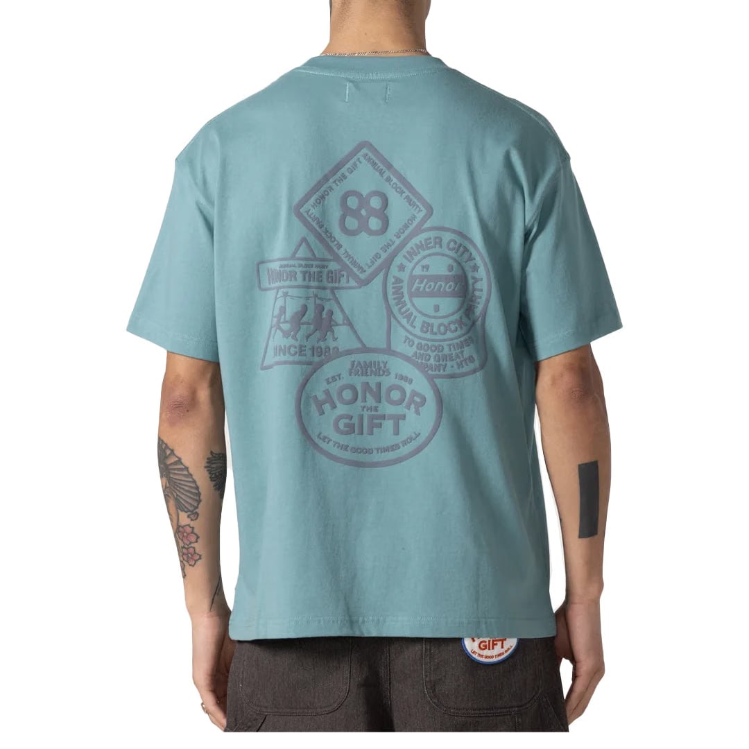 Honor The Gift 88 BLOCK T-SHIRT GREEN