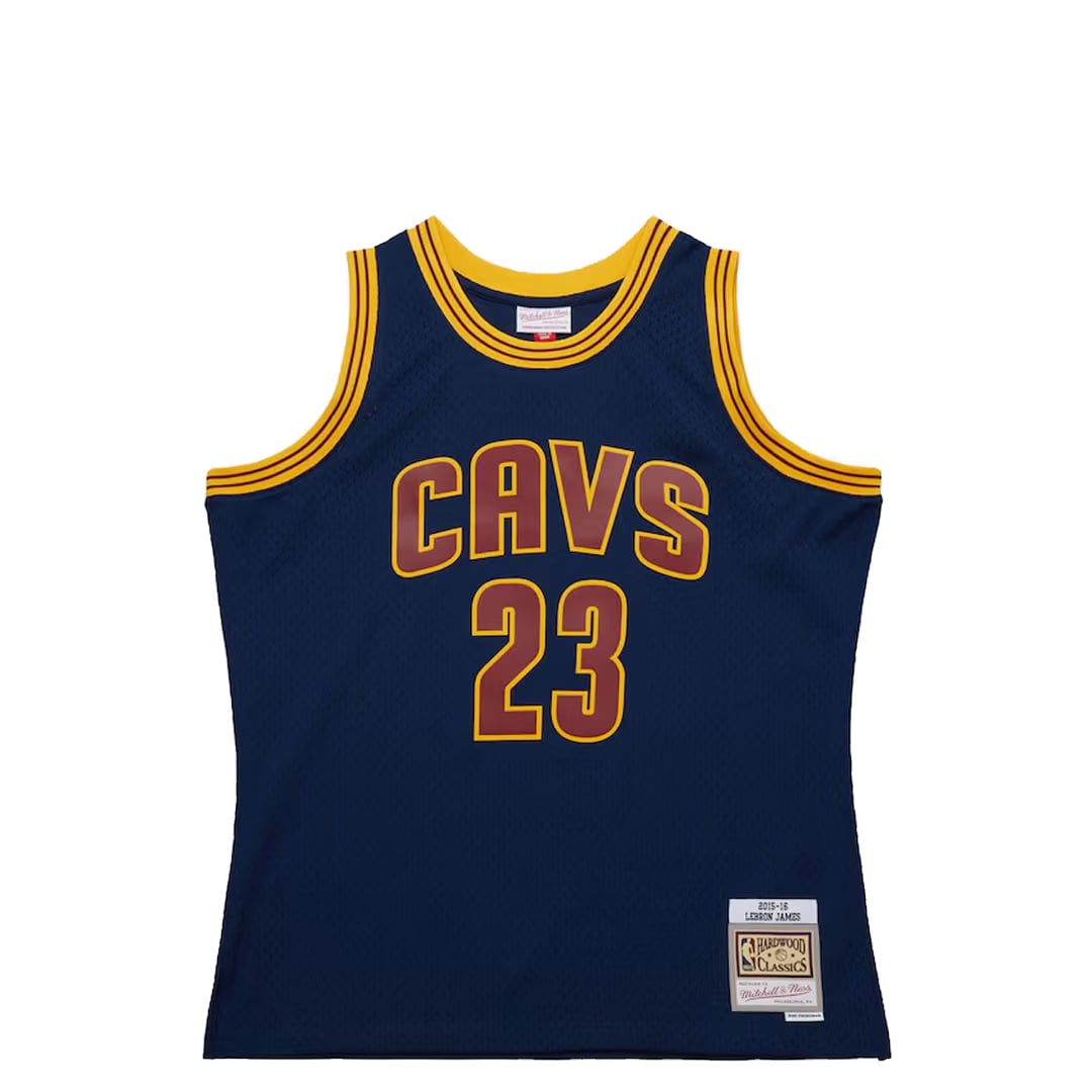 Mitchell & Ness LEBRON JAMES CLEVELAND CAVALIERS 2015/16 SWINGMAN JERSEY NAVY