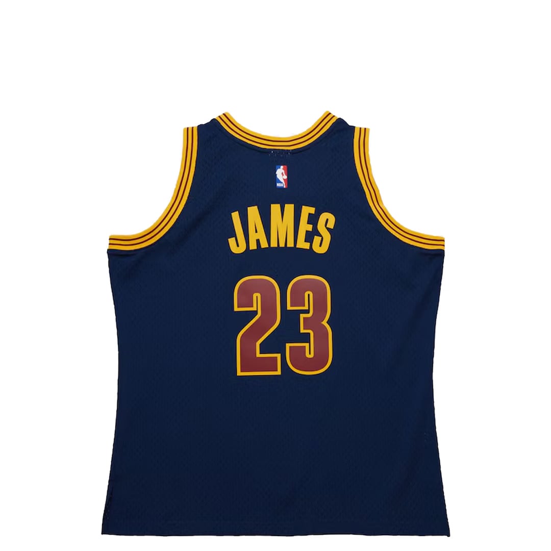 Mitchell & Ness LEBRON JAMES CLEVELAND CAVALIERS 2015/16 SWINGMAN JERSEY NAVY