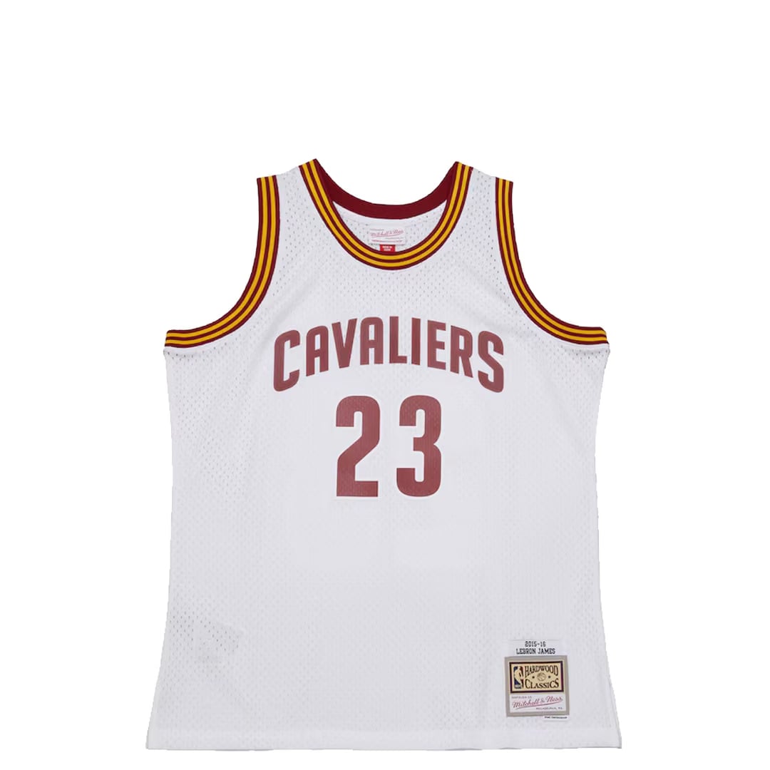 Mitchell & Ness LEBRON JAMES CLEVELAND CAVALIERS 2015/16 SWINGMAN JERSEY WHITE
