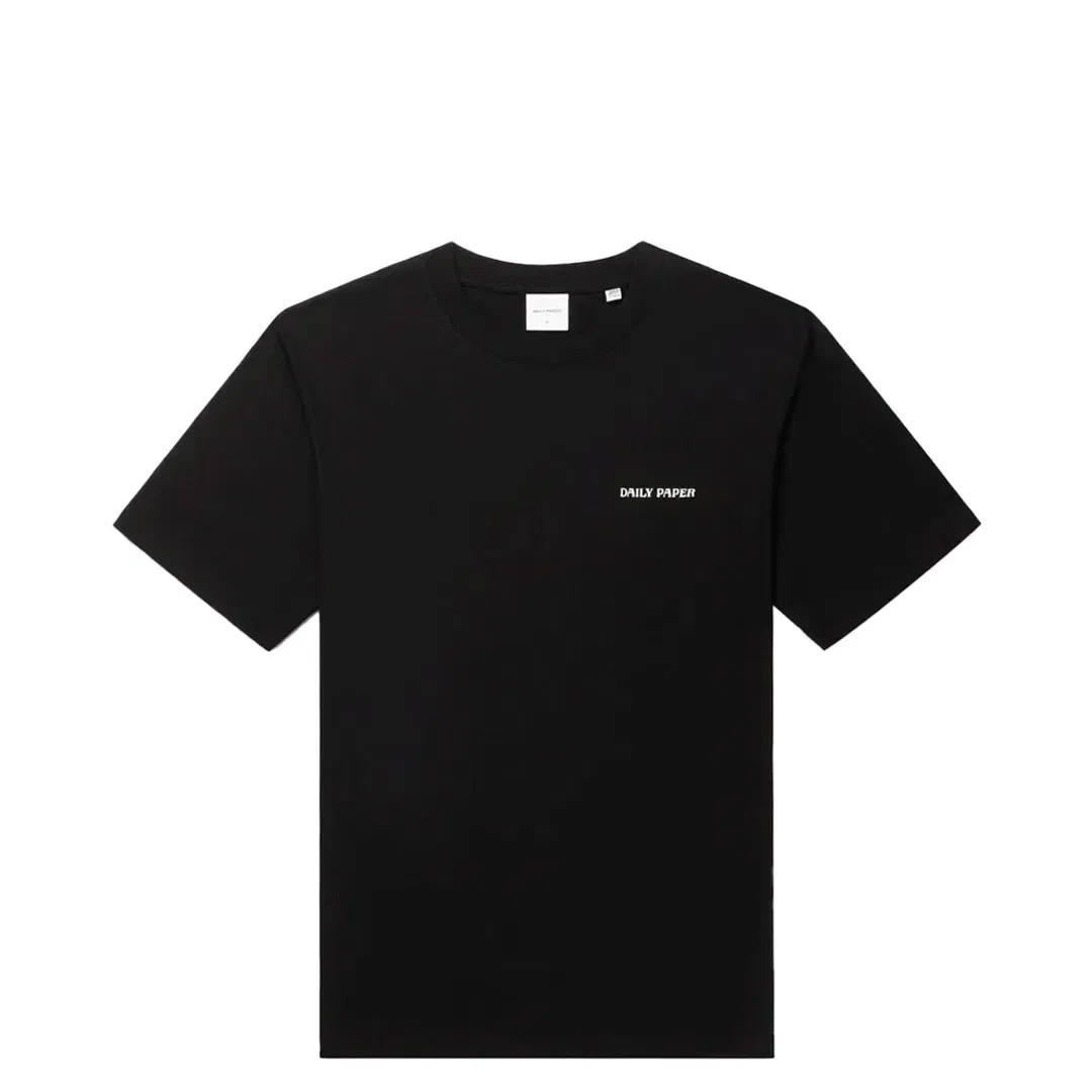 Daily Paper WRAPPER SHORT SLEEVE TEE BLACK