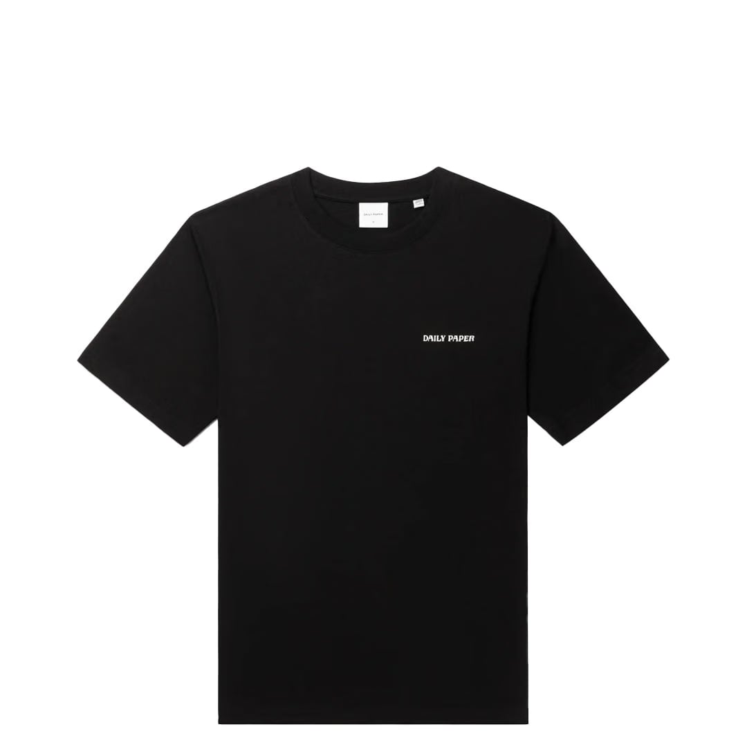 Daily Paper WRAPPER SHORT SLEEVE TEE BLACK