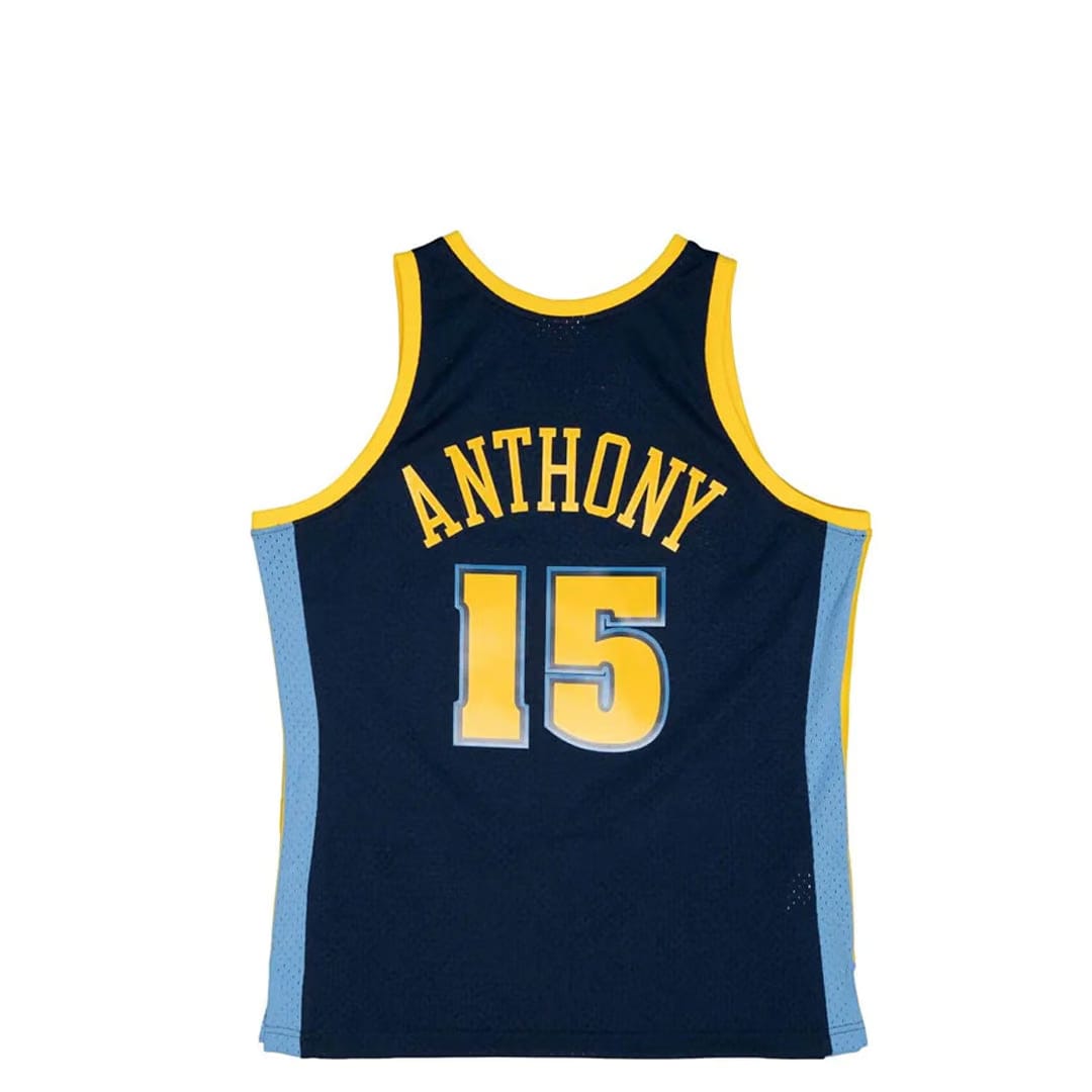 Mitchell & Ness DENVER NUGGETS CARMELO ANTHONY #15 SWINGMAN JERSEY
