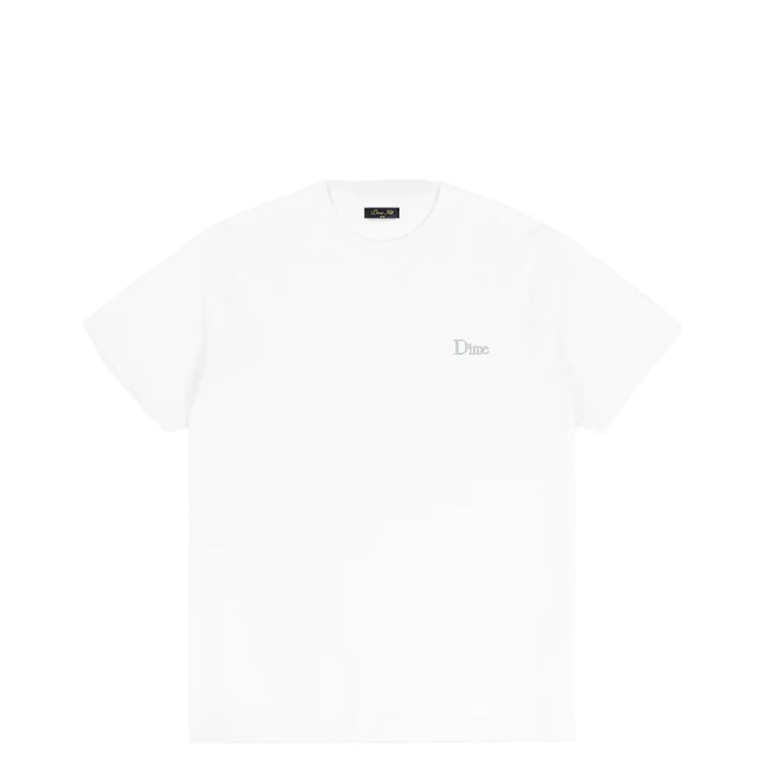 Dime CLASSIC SMALL LOGO T-SHIRT WHITE