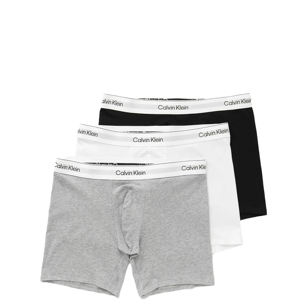 Calvin Klein 3-PACK ICON COTTON STRETCH BOXER BRIEFS