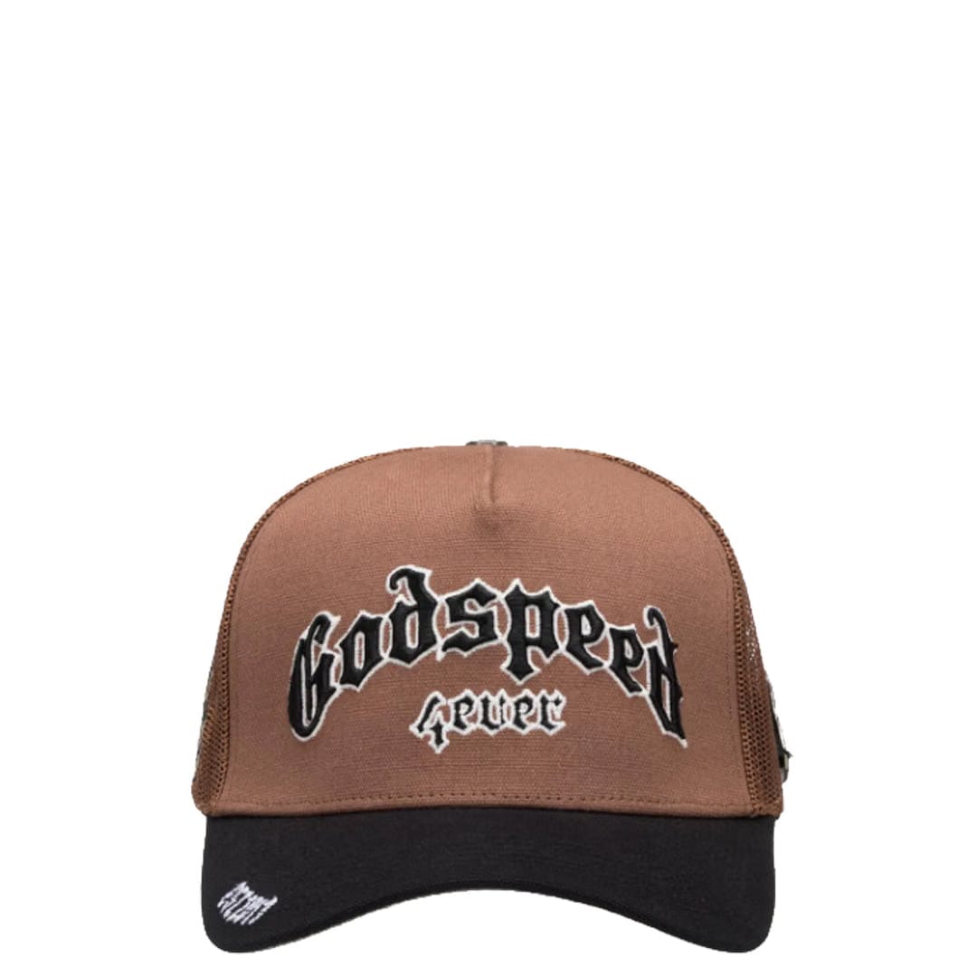 GODSPEED GS FOREVER TRUCKER HAT BROWN