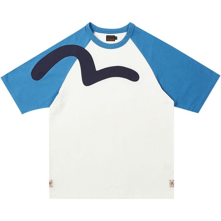 Palace x Evisu Seagull Raglan T-Shirt Off White