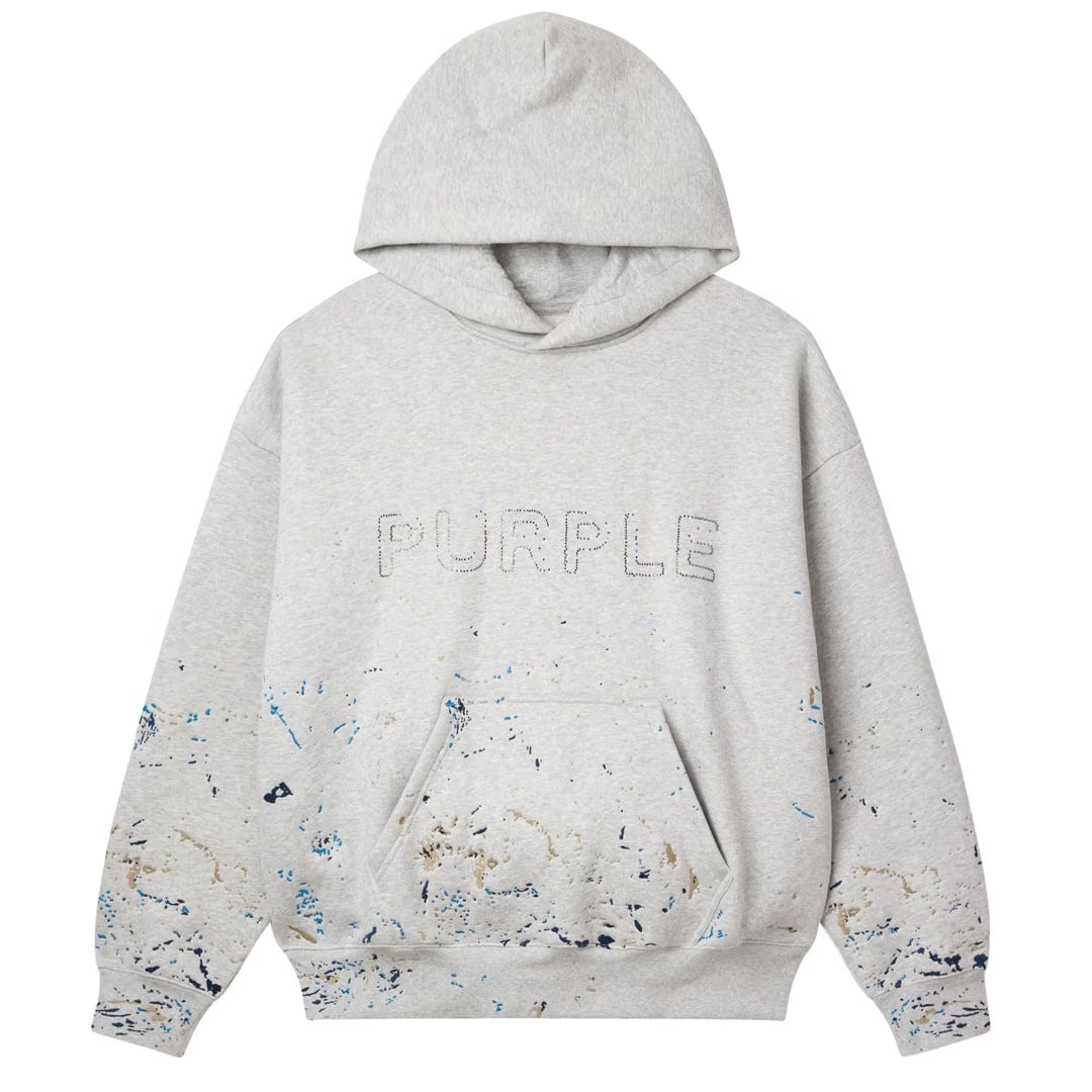 Purple Brand STUDDED GOTHIC CAMO HOODIE
