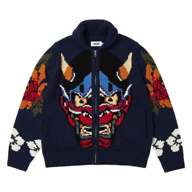 Palace Demon Cowichan Knit Blue