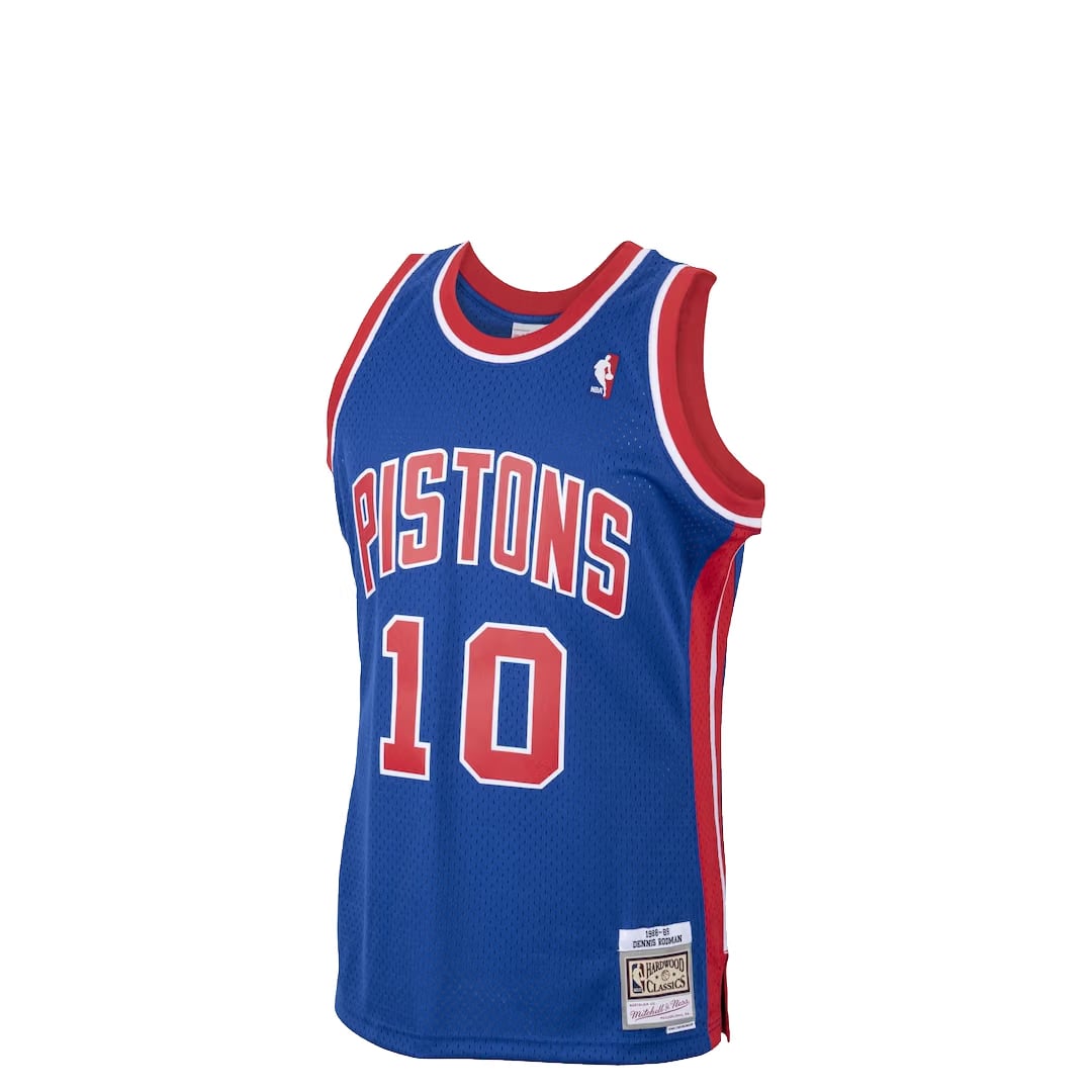 Mitchell & Ness NBA DETROIT PISTONS DENNIS RODMAN #10 SWINGMAN JERSEY