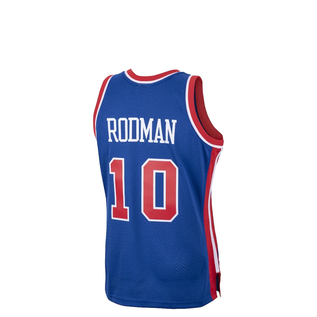 Mitchell & Ness NBA DETROIT PISTONS DENNIS RODMAN #10 SWINGMAN JERSEY