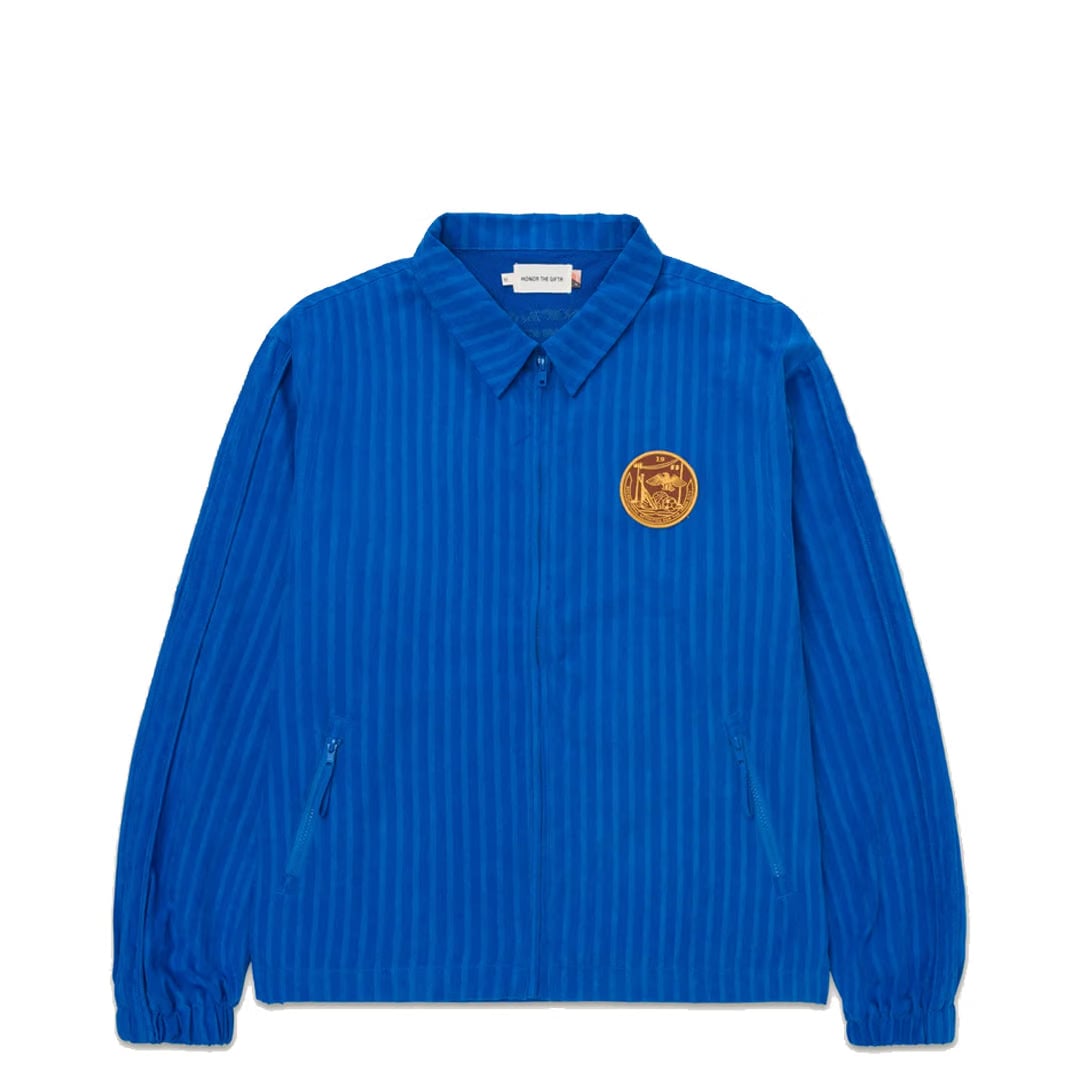 Honor The Gift STRIPED ANORAK JACKET BLUE