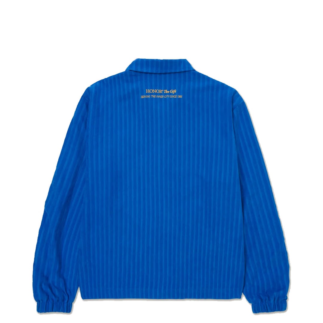 Honor The Gift STRIPED ANORAK JACKET BLUE