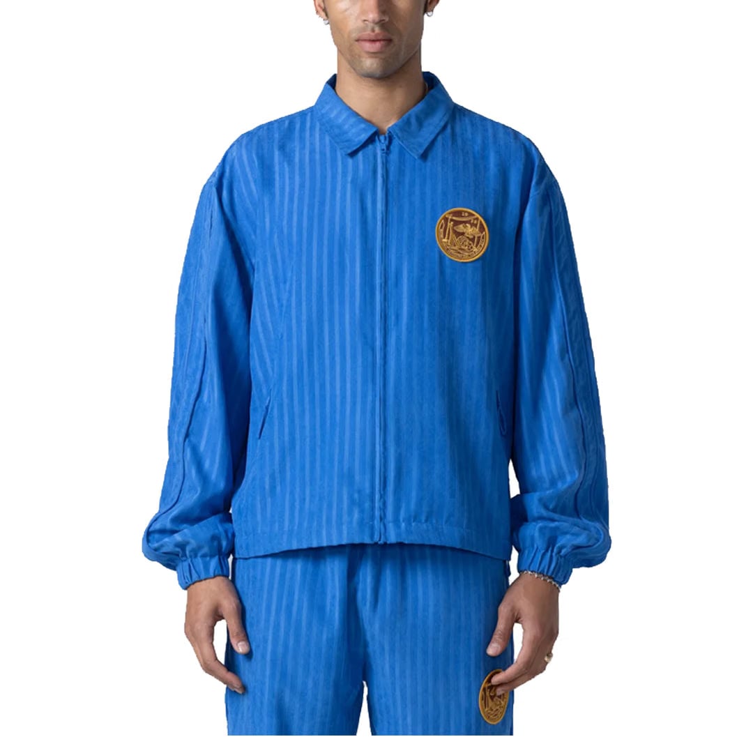 Honor The Gift STRIPED ANORAK JACKET BLUE