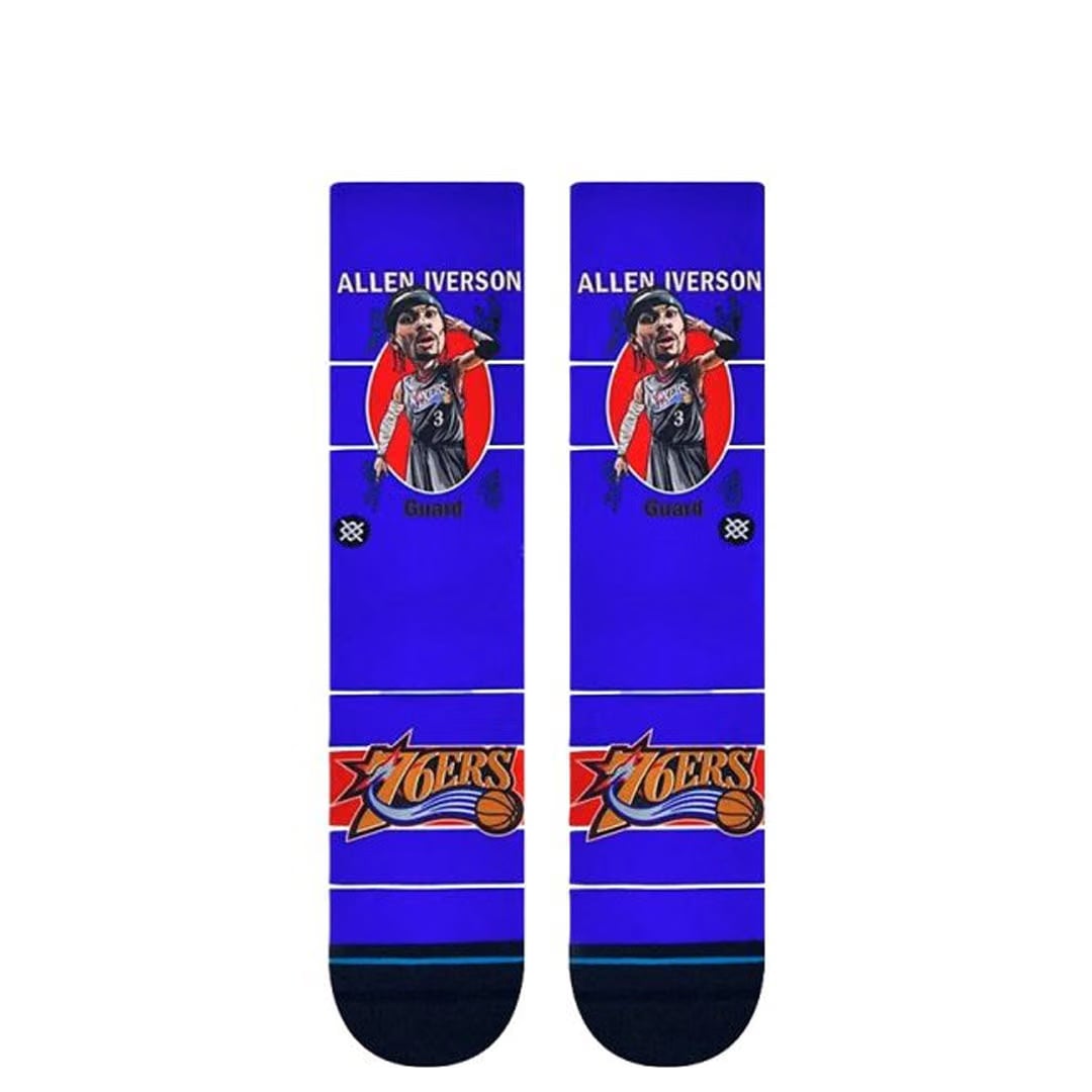Stance NBA RETRO BIGHEAD ALLEN IVERSON SOCKS