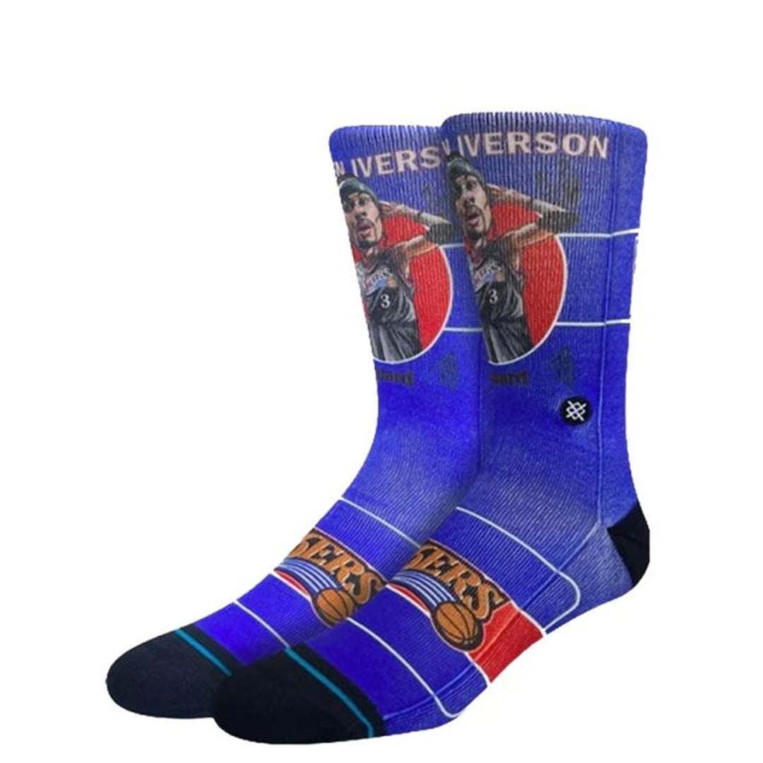 Stance NBA RETRO BIGHEAD ALLEN IVERSON SOCKS