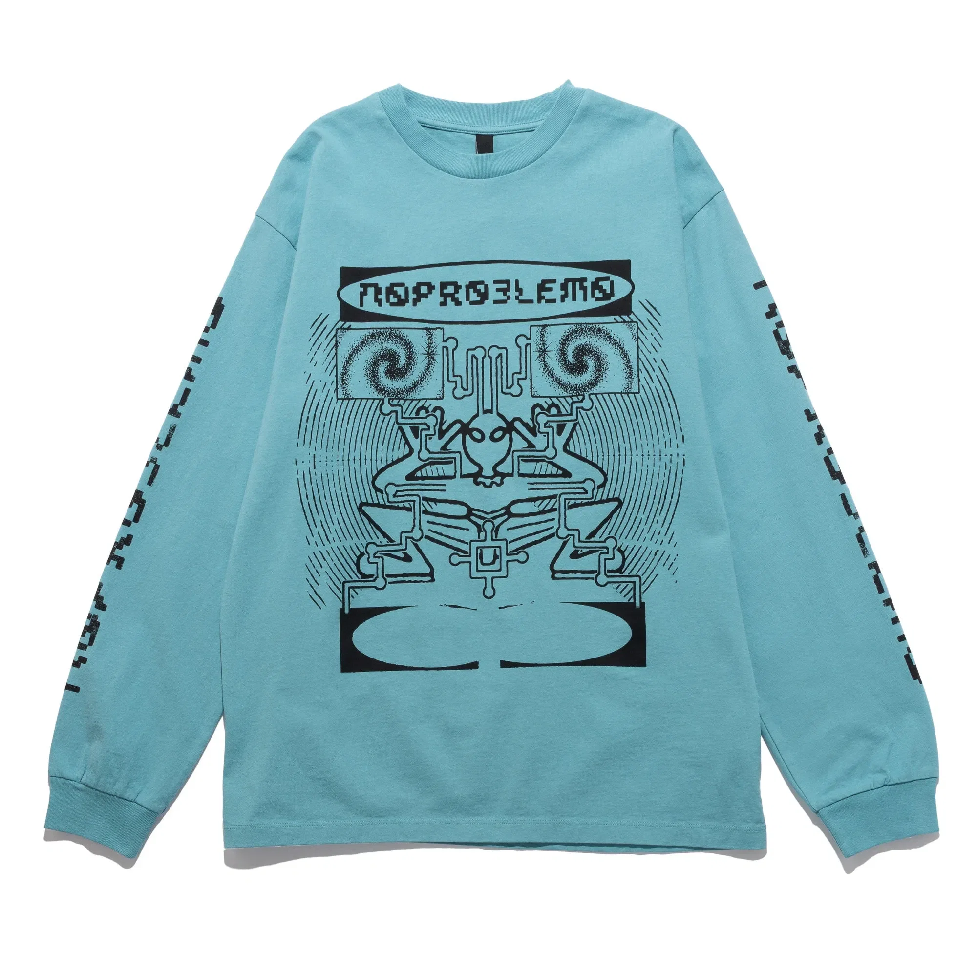 NO PROBLEMO Brainiac LS Tee Aqua NP6002505