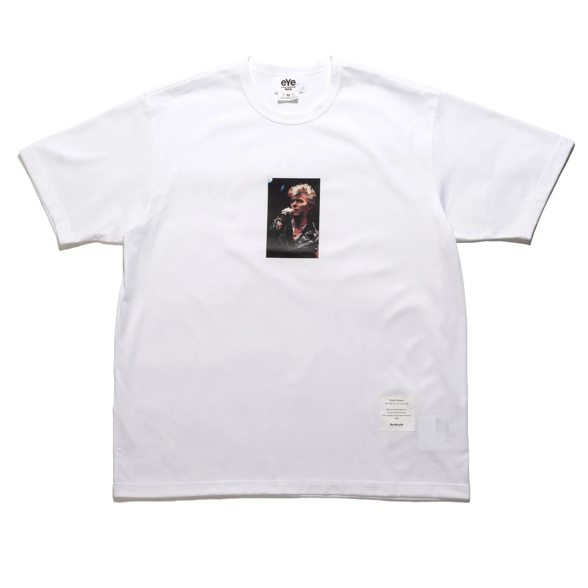 Junya Watanabe JWM X BerBerJin David Bowie Tee White WQ-T909-100-1