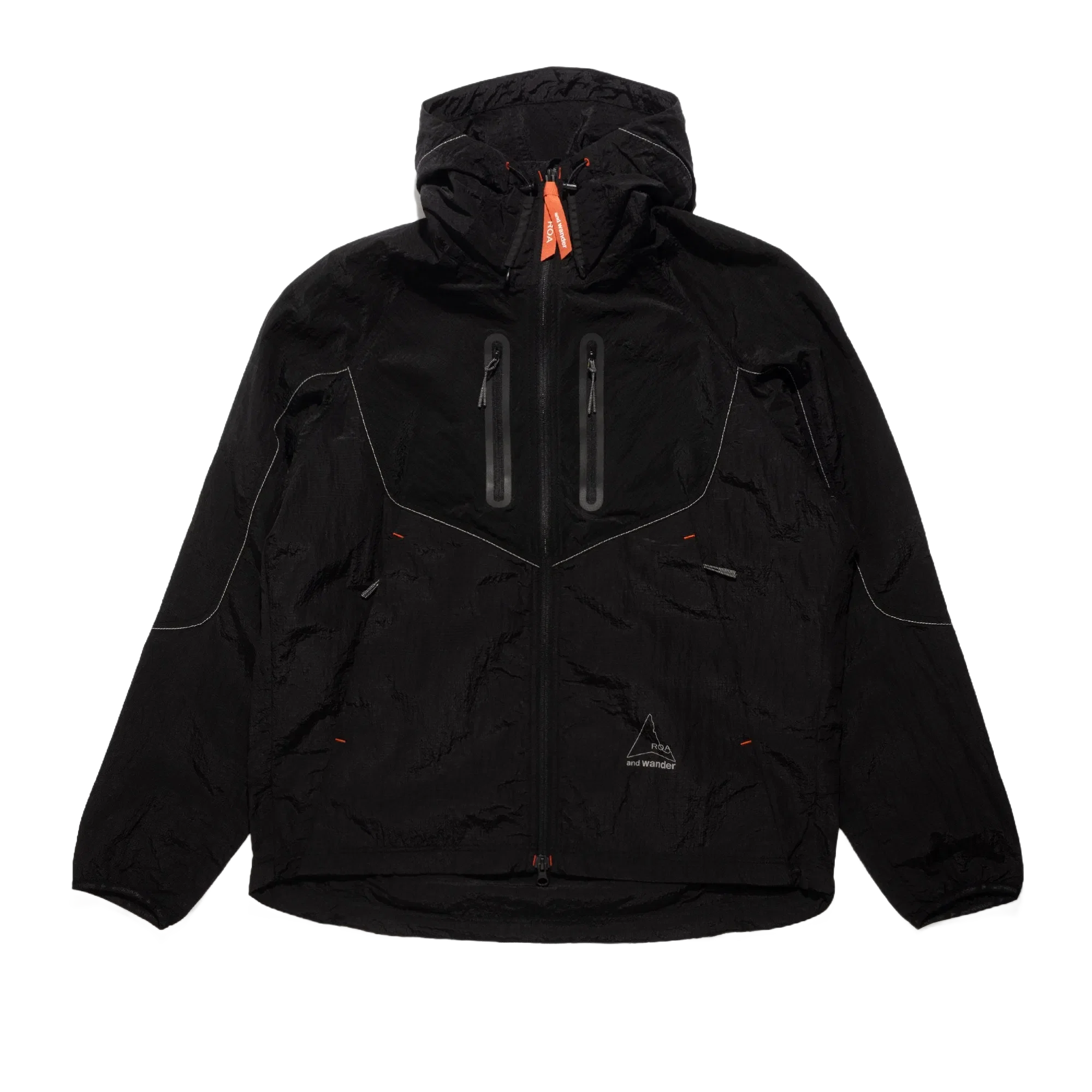and Wander ROA Ripstop Wind Jacket Black 5746181510-010